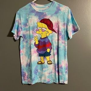 The Simpsons Lisa tie-dye t-shirt.